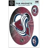 Colorado Avalanche Official Logo Car Magnet Set