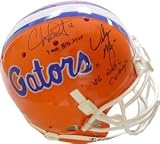 Urban Meyer Autographed/Hand Signed Florida Gators Authentic Schutt Helmet w/Leak & BCS MVP & 06 Cha