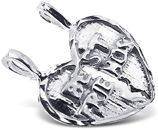 Sterling Silver 925 Authentic Best Friends Heart Charm. Adjustable Fit with High Quality Finish. Plus Free Special Gift Pouch.