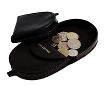 Classic Leather Change Tray Purse