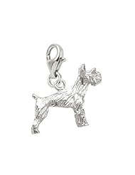 Rembrandt Charms Schnauzer Charm with Lobster Clasp