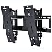 Peerless Slimline Universal Ultra Slim Tilt Mount SUT645P - Mounting kit ( wall plate, tilt wall mount ) for LCD TV - fused epoxy - gloss black - screen size: 32" - 46" - mounting interface: 600 x 400 mm