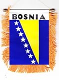 Bosnia-Herzegovina - Window Hanging Flag