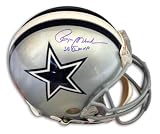 Roger Staubach Signed Cowboys Pro Helmet Inscribed