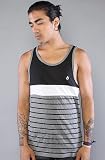 Nixon The Retro Tank in Black & White,Tank Tops for Men