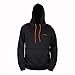 Grundéns Men's Fogbow Poly Tech Hooded Fishing Sweatshirt, Black - Large