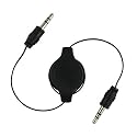 Audio Aux Auxiliary Car Retractable Cable Cord For iPod