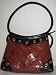 Ladies' Leather Handbag With Stylish Handle and Cell Phone Pocket