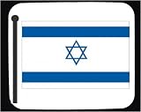 Mouse Pad with Israel, Israeli, flag