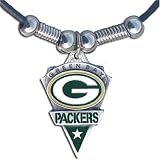 NFL Green Bay Packers Leather Cord Necklace