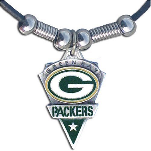 NFL Green Bay Packers Leather Cord Necklace