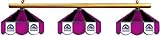 Colorado Rockies Pool Table Light - Stained Glass Shades