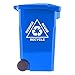 Mini Curbside Trash and Recycle Can Set Pencil Cup Holder