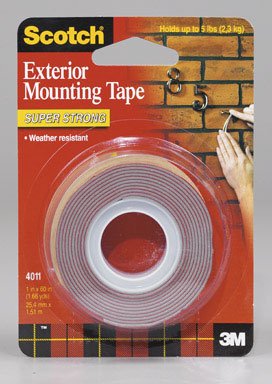 4 each: Scotch Exterior Mounting Tape (4011)