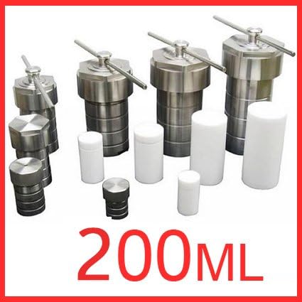 200ML Teflon lined Hydrothermal synthesis reactor,PTFE lined vessel,High pressure digestion tank