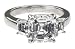 Platinum Asscher 3-Stone Diamond Ring (GIA Certified 3.27 ct center, 4.10 cttw, H Color, VVS2 Clarity), Size 6