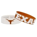 Forever Collectibles NCAA Texas Bulky Bandz Bracelet 2-Pack