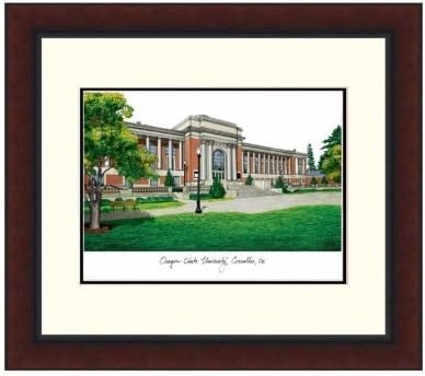 Campusimages OR996LR Oregon State University Legacy Alumnus Framed Lithograph