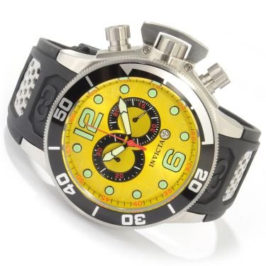 Invicta Men's Corduba Interceptor Swiss Quartz Chronograph Strap Watch 6914