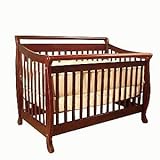 Convertible Baby Crib in Cherry Finish