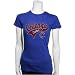Chicago Cubs Royal Blue Ladies Tunic Length Crew T-shirt