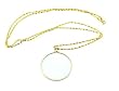 SE Necklace Magnifier - 1.75, 5x Power w/36 Gold Chain