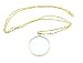 SE Necklace Magnifier - 1.75, 5x Power w/36 Gold Chain