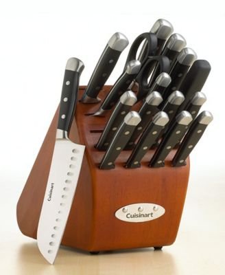 Cuisinart 17-Piece Cherry Block Cutlery Set