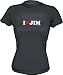 I Heart (Love) Jim Women's Tee Shirt Large-Brown Babydoll