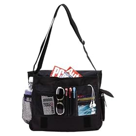 Business Messenger Bag with Organizer Pockets