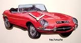 Jaguar E Type Wall Clock