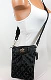 Coach Madison Signature Dotted Swingpack Crossbody Messenger Bag 44394 Black Review