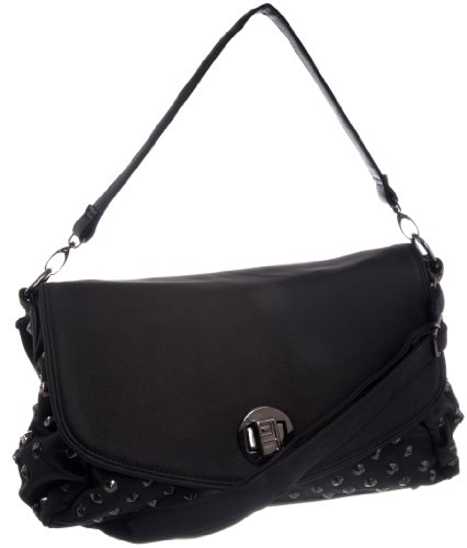 Jlo by Jennifer Lopez Brooklyn 3 BABB013, Damen Handtasche, 001-schwarz, klein Preisvergleich