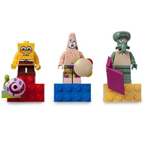 Lego SpongeBob, Patrick Star and Squidward - SpongeBob Magnet Set