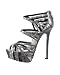 Desiree Painted Leather Caged Sandal