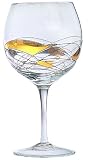Wine Things Unlimited Gold Balloon Goblet, 20-Ounce