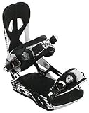 Rome 390 09 Men's Hard Snowboard Bindings - Black / White