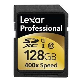 Lexar Professional 400x 128 GB SDXC UHS-I Card LSD128CTBNA400 by 