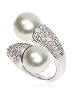 MAYUMI Anillo Romantica (oro blanco 18 ct)