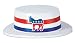  : Skimmer Hat with Democratic Donkey Band Adult