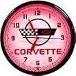 Corvette C4 Neon 20" Wall Clock Car Auto Made In USA New