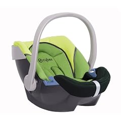 Cybex 050045003 - Aton Autokindersitz / Babyschale Gruppe 0+ (0 bis 18 kg), ab der Geburt bis ca. 15 Monate, rosin-green / olive