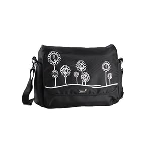 Vital Baby 08001-78 - Wickeltasche 2 in 1 Messenger, Lisa special edition (schwarz rot)