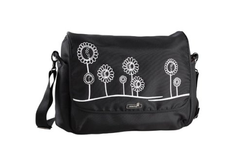 Vital Baby 08001-78 – Wickeltasche 2 in 1 Messenger, Lisa special edition (schwarz rot)
