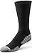 Dr. Comfort Diabetic Crew Socks, Black, Large (1 Pair)