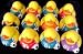 One Dozen (12) Soccer Team Rubber Duck Party Favors ~ Assorted Colors