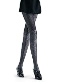 Glitter Lurex Tights - Gold