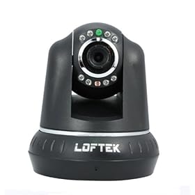 High Quality Loftek CXS 3200 Wireless/wired Ip Camera Pan&tilt with Night/day Vision and Dual Way Audio,ir Cut,compatible with Windows,mac and Iphone,black(replace 2200)