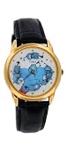 Time Aladdin Men's Watch With Black Leather Band