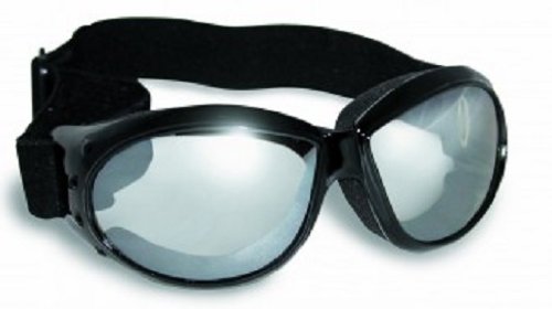 Global Vision Eyewear Eliminator Goggles with Micro-Fiber Pouch, Driving Mirror Lens